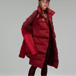 Lululemon Team Canada 22 Women's Transformable Parka Vest COC Logo